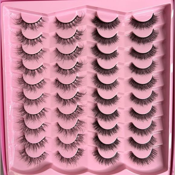 20 Pairs of 3D lashes I Lash Book | Mink Lashes I Faux Lashes | Dluxe Classic 05 - Picture 5 of 9